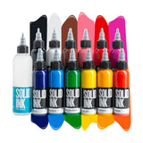 12 Color Spectrum Set — Solid Ink — 1oz Bottles