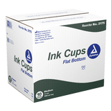 Flat Bottom Ink Cups - Medium 14mm - 1000/BG