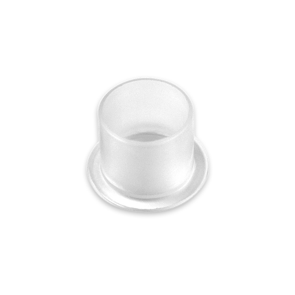 Flat Bottom Ink Cups - Medium 14mm - 1000/BG - C&S Tattoo Supply