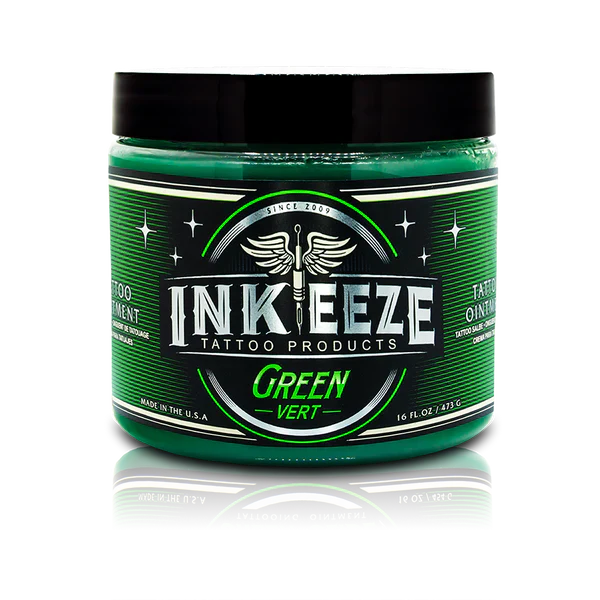 INK-EEZE Green 16oz - C&S Tattoo Supply