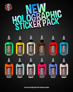 Holographic Sticker Set - 1 oz - Industry Inks