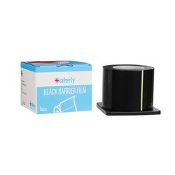 Saferly Medical Barrier Film in Dispenser Box 4” x 6” — Price Per Roll — Black