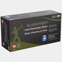 Black Arrow Latex Gloves - Small - 1 box