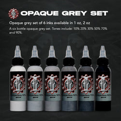 Opaque Grey Set - 1 oz - Industry Inks