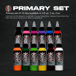 Primary Color Set - 1 oz - Industry Inks