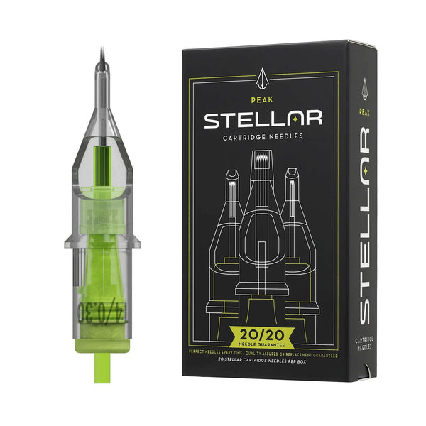 1039 Curved Mag - Peak Stellar Needle Cartridges — Box of 20
