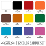 Eternal Ink 12 Color Sample Set