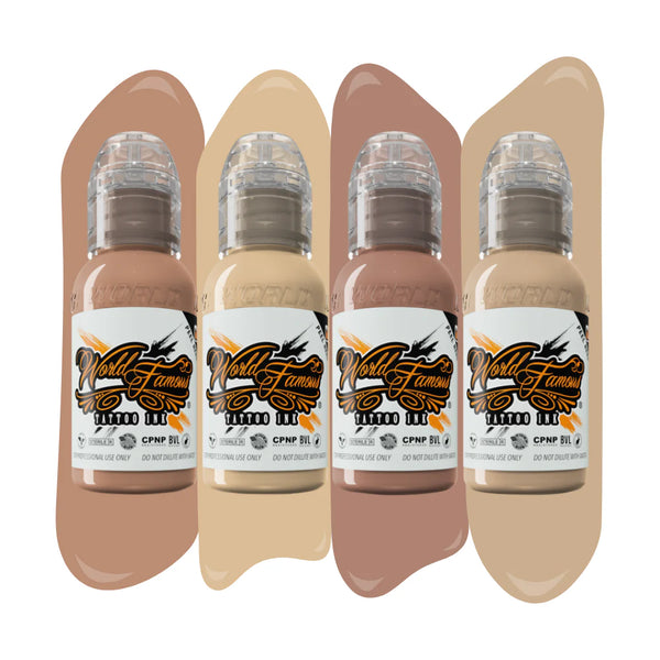 World Famous Santucci Skin Tone Set 1oz - C&S Tattoo Supply