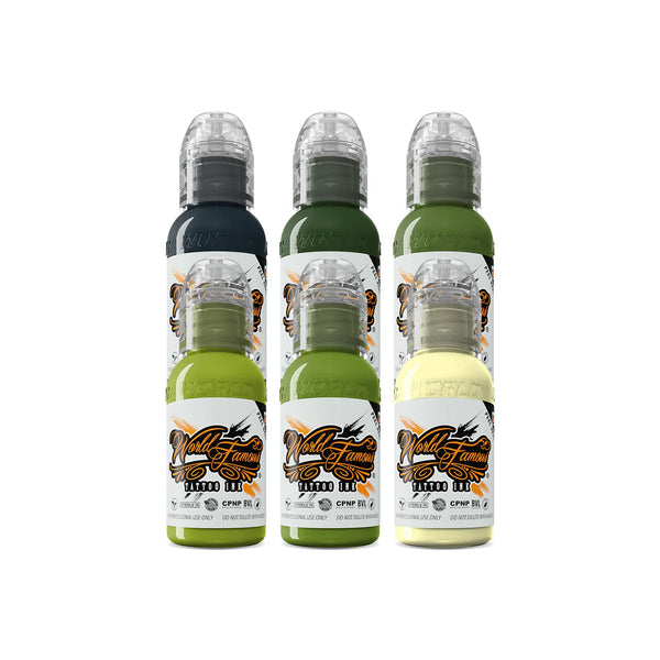 World Famous Rotten Green Set 1oz - C&S Tattoo Supply