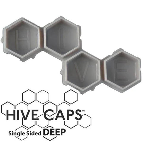 Deep Hive Caps™ — Bag of 200 Ink Caps (50 Pieces) - Grey