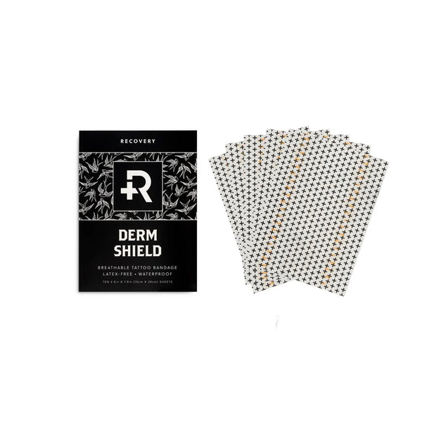 Recovery Derm Shield 6"x8" 10 pack sheets - C&S Tattoo Supply