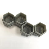 Deep Hive Caps™ — Bag of 200 Ink Caps (50 Pieces) - Grey