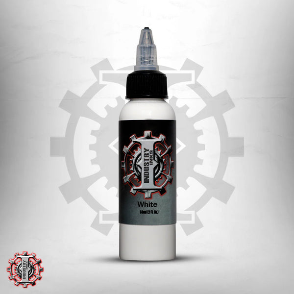White - 1 oz Bottle - Industry Inks - C&S Tattoo Supply