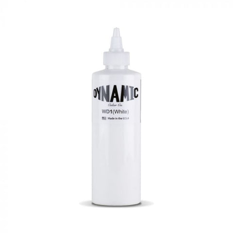 Dynamic White Tattoo Ink - 8oz Bottle