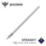 Precision Needles — Box of 100 12g 48mm Sharp Piercing Needles